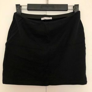 Zara Women Pencil Mini Bodycon Skirt Bottom Size S Black